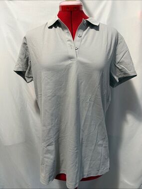 Men's Classic Polo Shirt in Light Gray